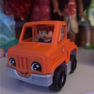 Fisher-Price Bright Orange Smiling Toy Truck 🧡😊 🚛✨